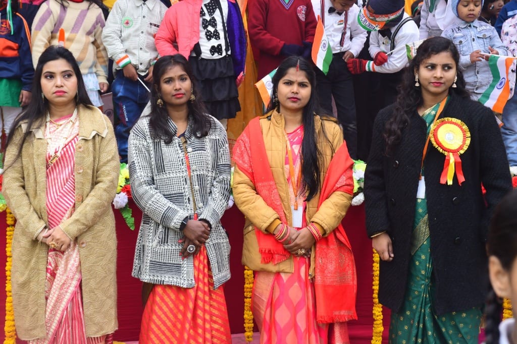 NBPS female staff group winter attire